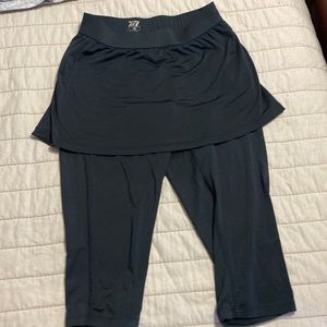 Tail tennis skirt with capri pants connected.